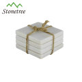 Square Marble Coaster Sets